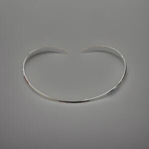 Pre Owned James Avery Vintage Sterling Silver Wire Collar Necklace 14.4 g